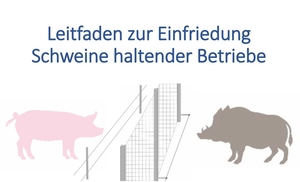 Titelbild des Leitfadens zur Einfriedung Schweine haltender Betriebe